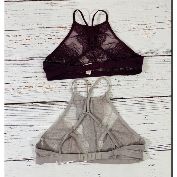 Victorias Secret VS Size Small Lace Bralette Set No Padding Unlined Sexy Bra - Picture 2 of 12